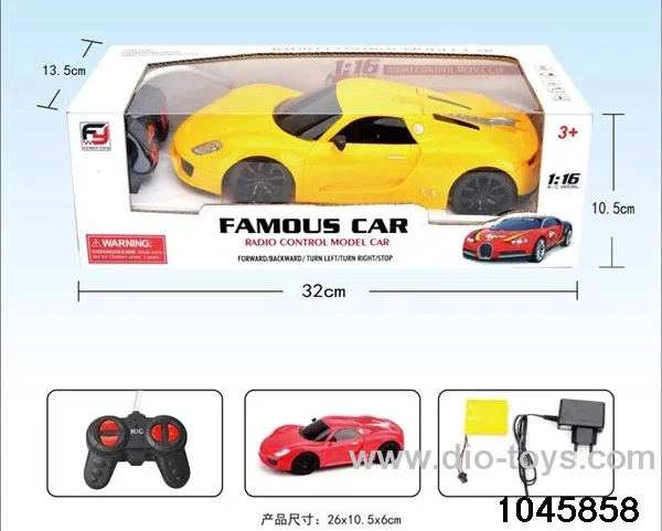 1:16 4 ch rc car with light/include battery