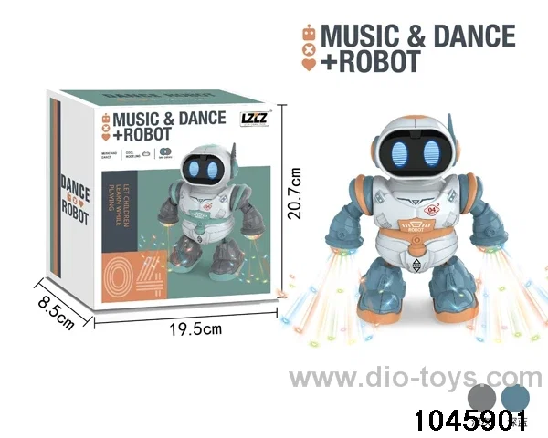 B/O robot with light/music