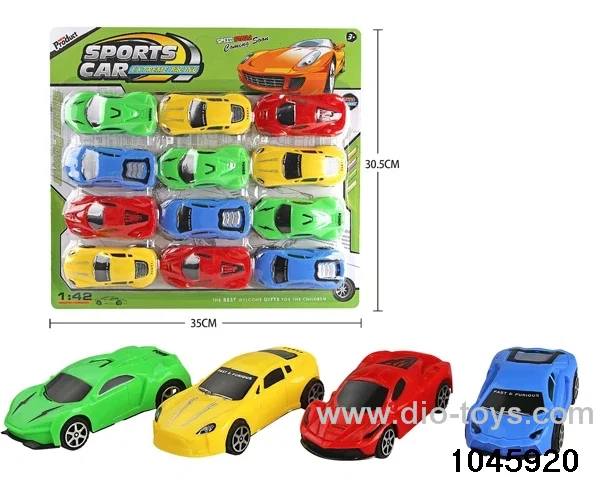 12pcs pull back car