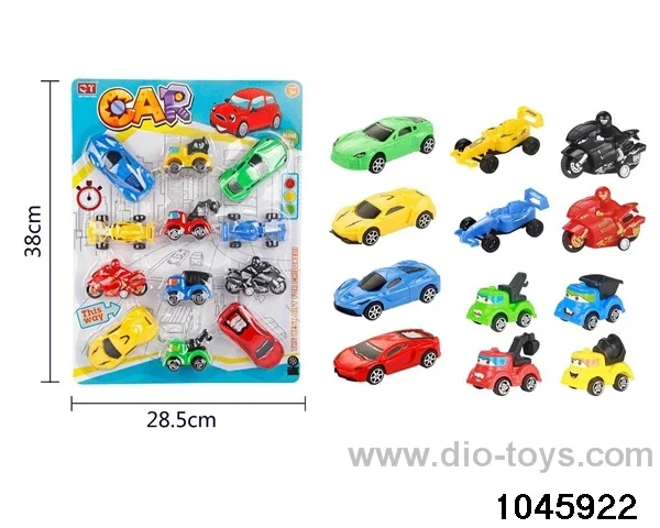 12pcs pull back car