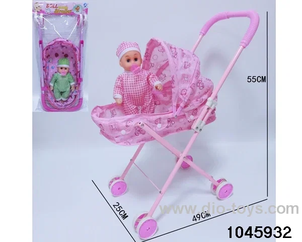 Doll with cart