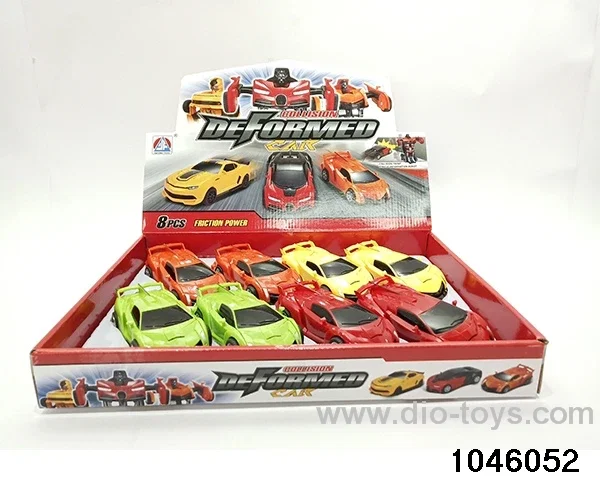 shape-shifting vehicle in display box