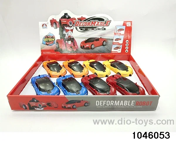 shape-shifting vehicle in display box