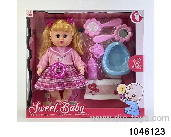 12 inch doll set in window box