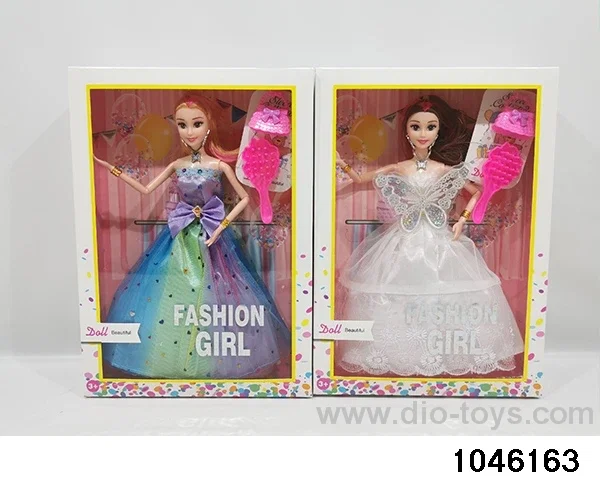 11 inch doll set in window box