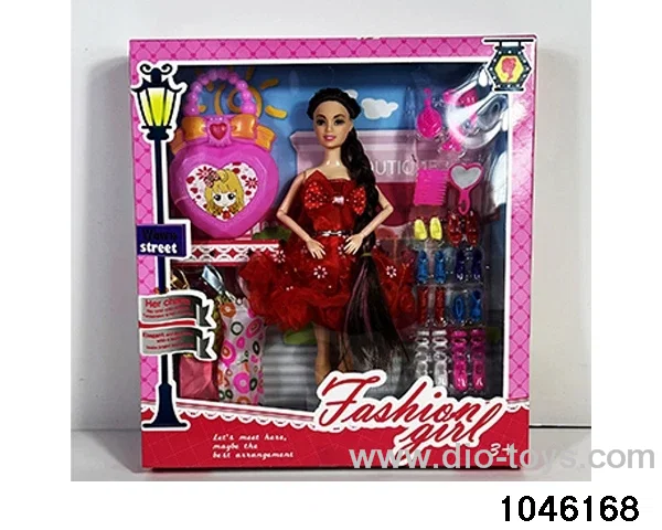 11 inch 9 jointed doll in window box