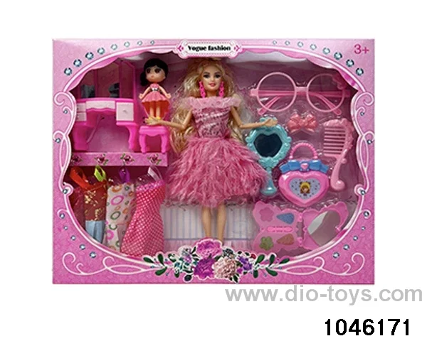 11 inch 9 jointed doll in window box