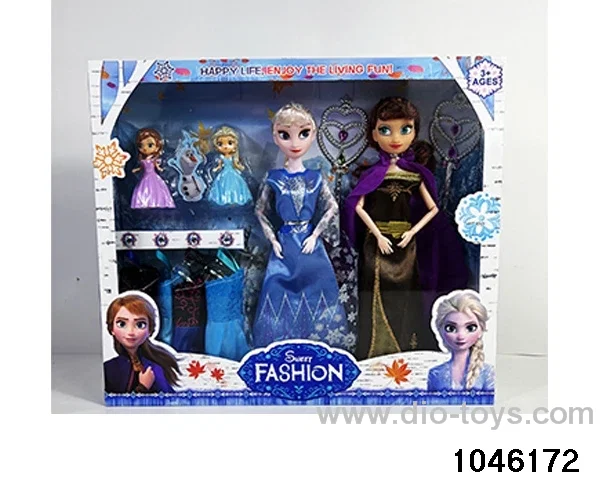 11 inch doll set in window box