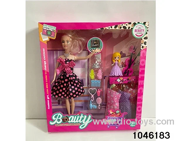 11.5 inch doll in window box