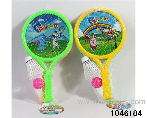 badminton racket in Net bag
