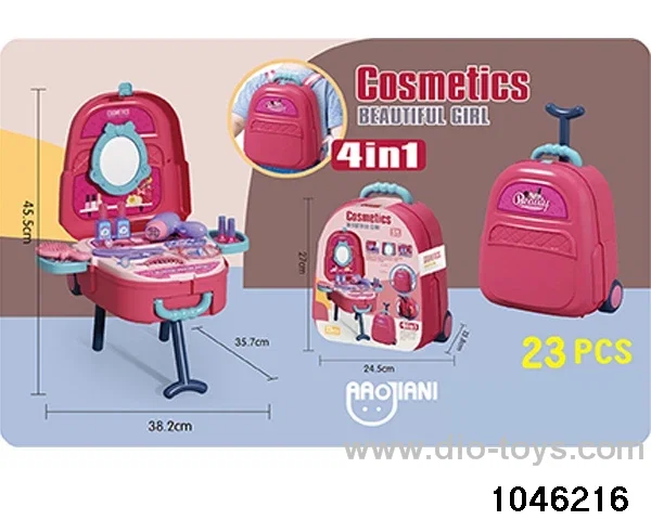 (GCC) 4-in-1 Cosmetic Book Bag in paper card