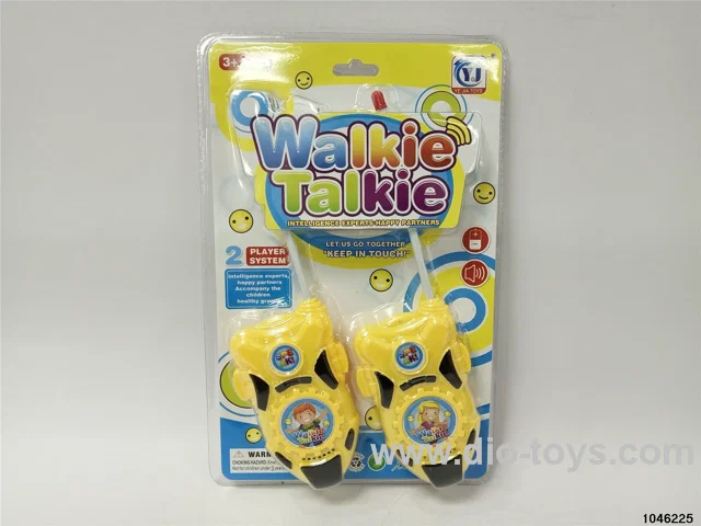 walkie-talkies in clam shell
