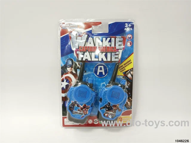 walkie-talkies in clam shell