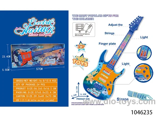 electric guitar in window box