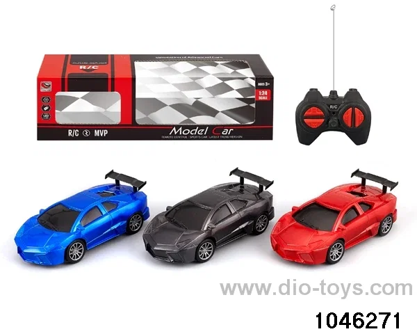 1:24 4 ch rc car in window box  not include