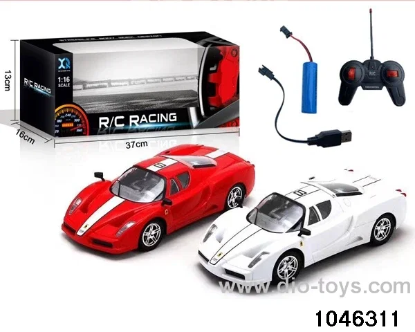 1:16 4 ch rc car with light/include battery