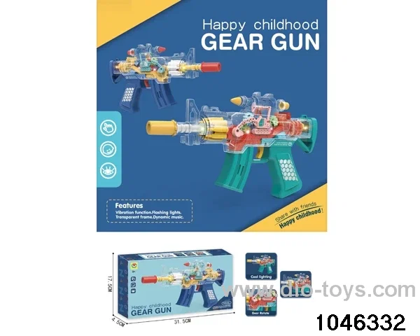 B/O gun with light/music