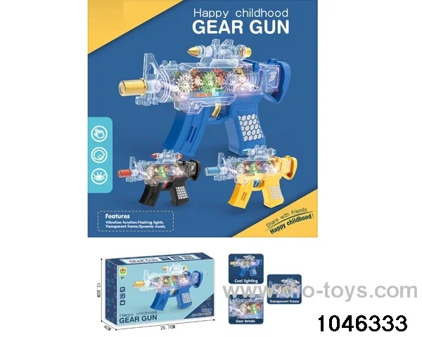 B/O gun with light/music