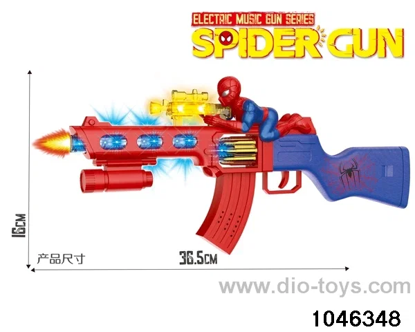 B/O gun with light/music