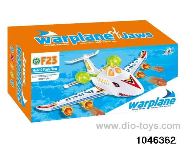 B/O plane with light/music