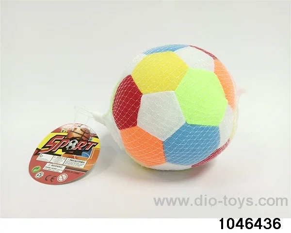 6 inch cloth ball (with bell) in Net bag