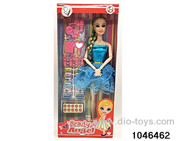 11 inch nine jointed doll set in window box