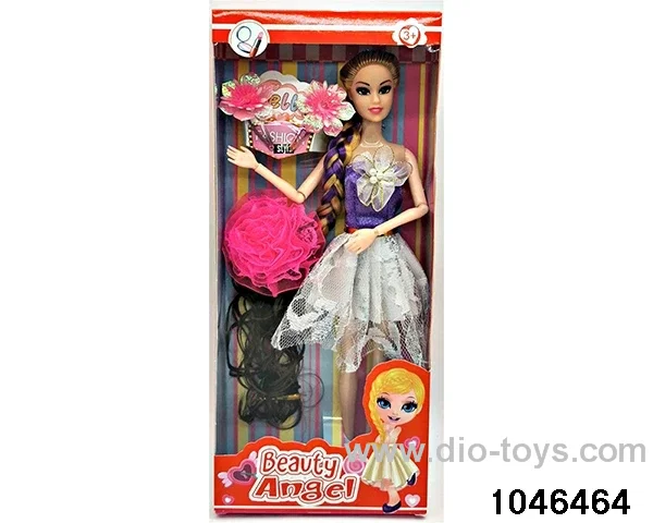 11 inch nine jointed doll set in window box
