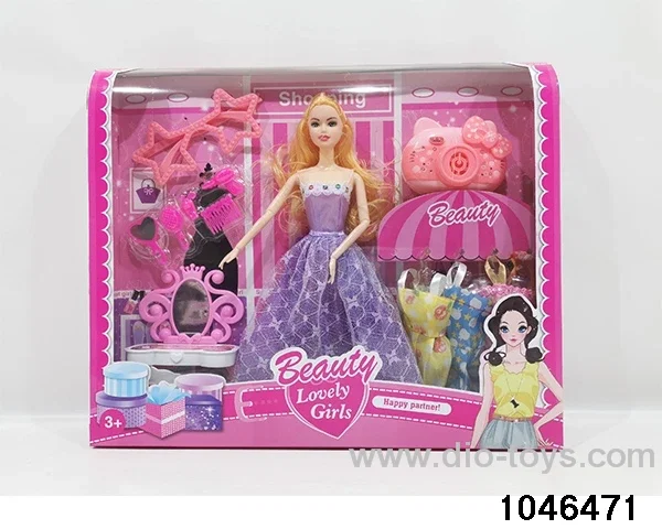 11.5 inch Barbie Set in window box