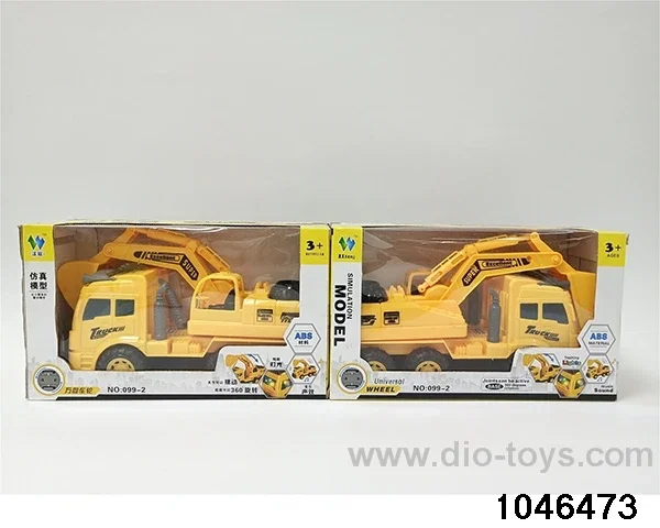 Electric excavator in window box