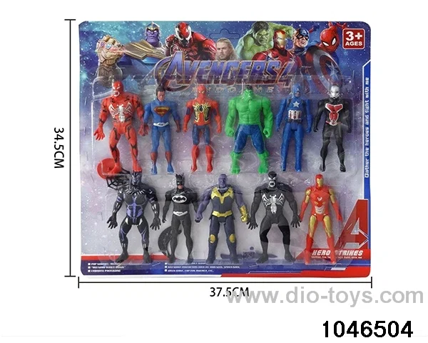 11pcs Avengers Series 11.5cm in Blister card
