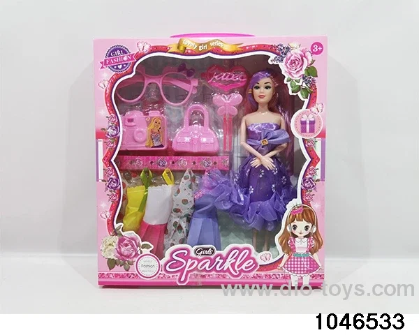 11 inch Barbie in window box