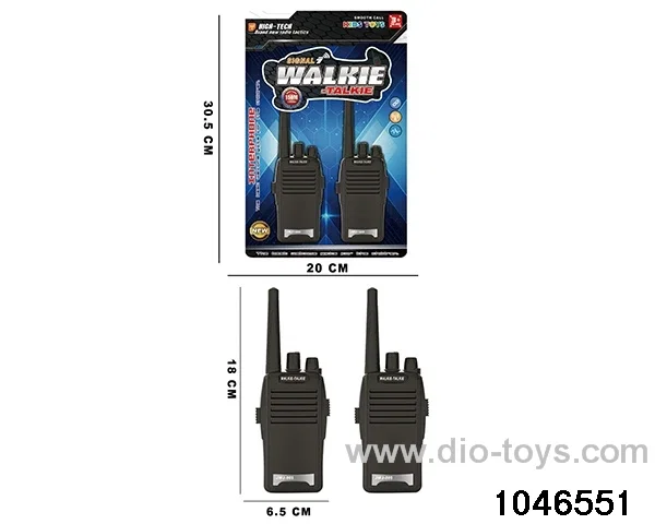 walkie-talkies in Blister with insert