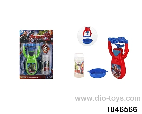 Electric Bubble Gun + Fan 2 in 1 in Blister card