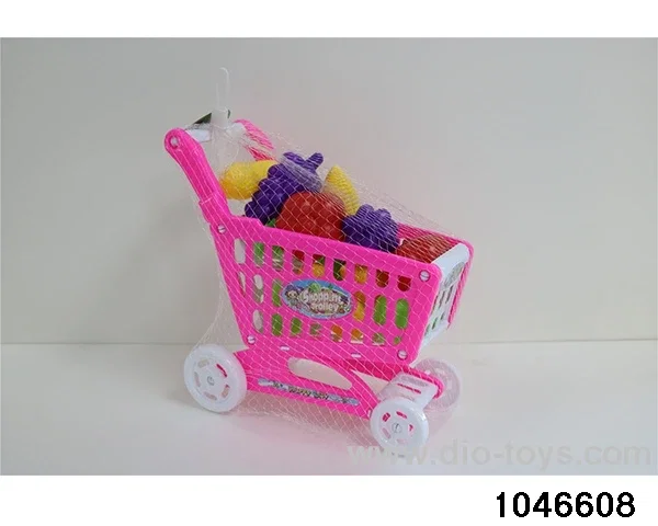 Shopping trolley for fruit and vegetables in Net bag