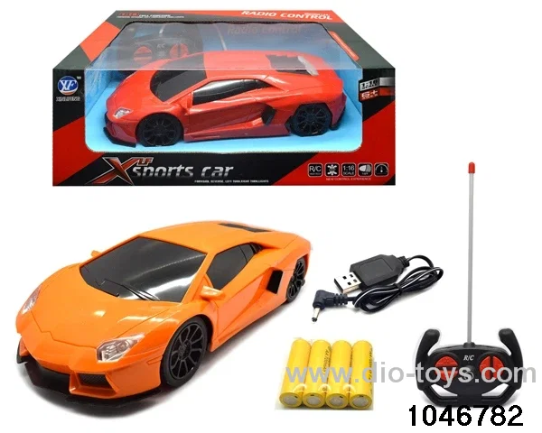 1:16 4 ch rc car with light/not include battery