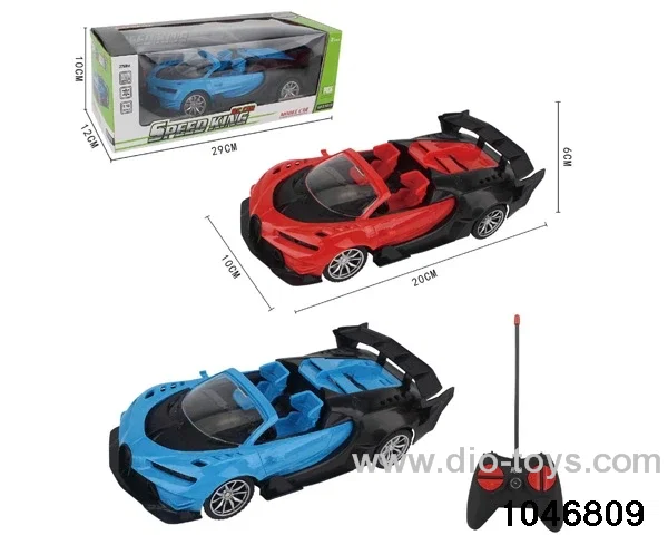 1:18 4 ch rc car with light/include battery