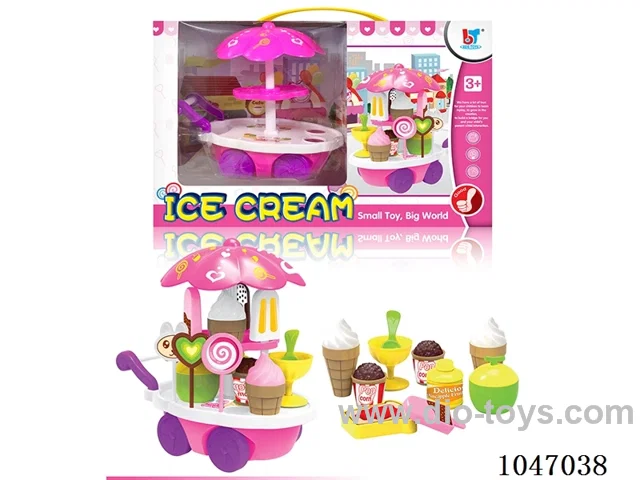 Colorful ice cream