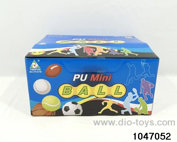 2.7 inch PU ball in display box