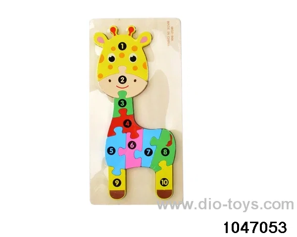 Animals Digital Puzzles in Plastic film