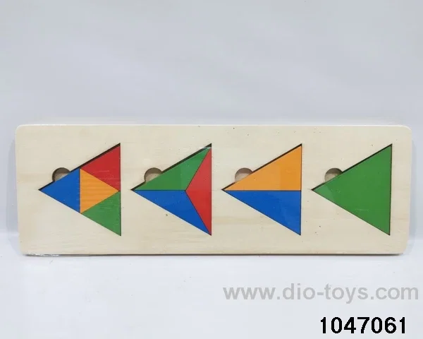 equilateral triangle in Plastic film