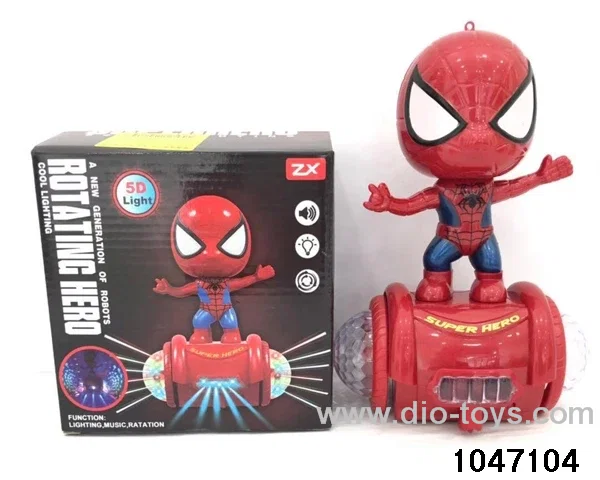 Electric Spider-Man with Lights & Music in color box