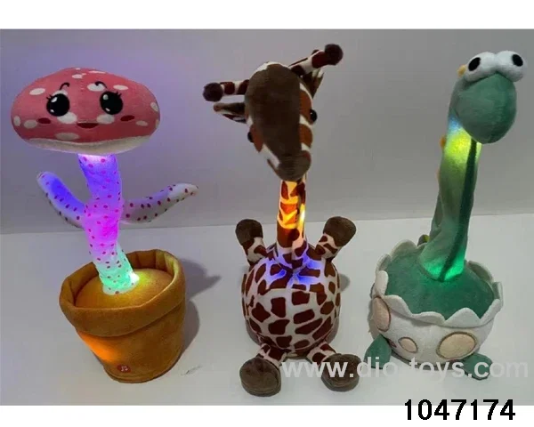 Mushroom/Dinosaur/Giraffe in opp bag