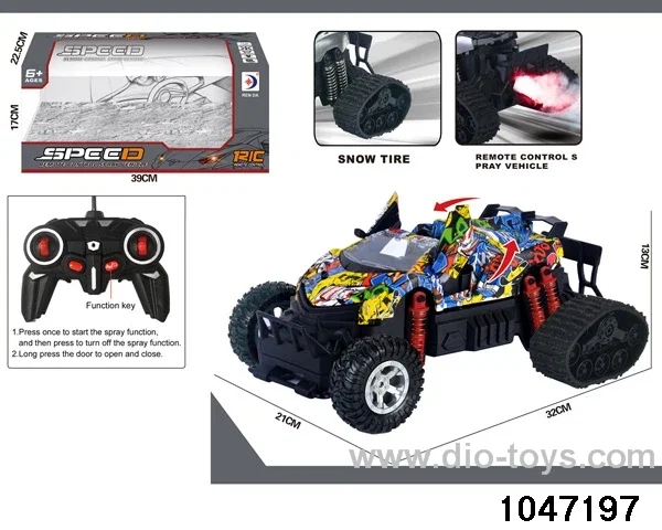RC car in window box