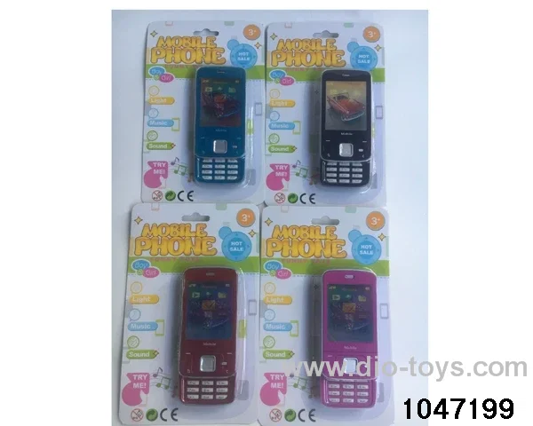Puzzle mobile phones (with voices from all countries) in Blister card
