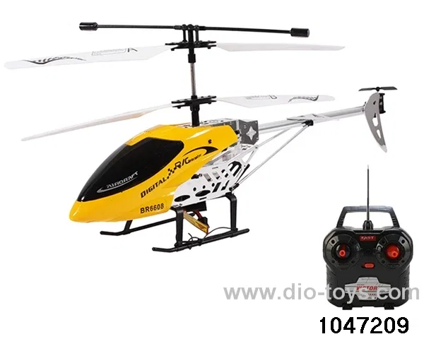3ch RC helicopter with light in color box