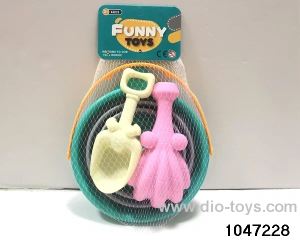 4pcs beach toy in Net bag