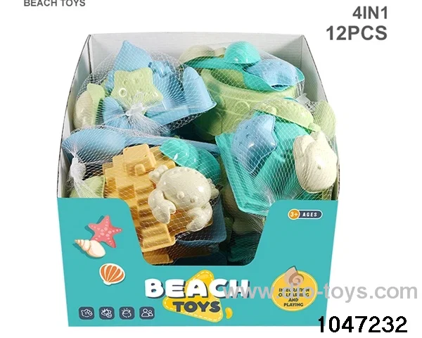 12pcs beach toy in Net bag