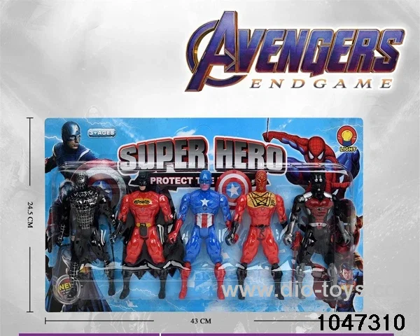 Heroic Avenger with Lights (5pcs) in blister