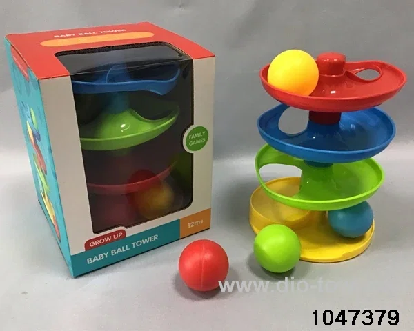 4 Layer Ball Tower Game in window box