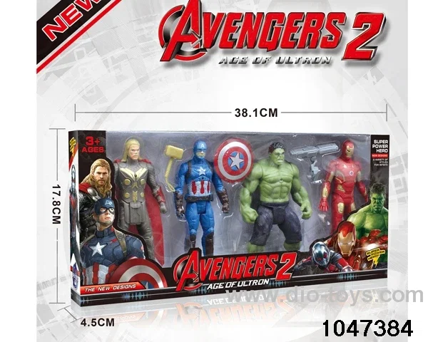 Avengers Figures Set in window box